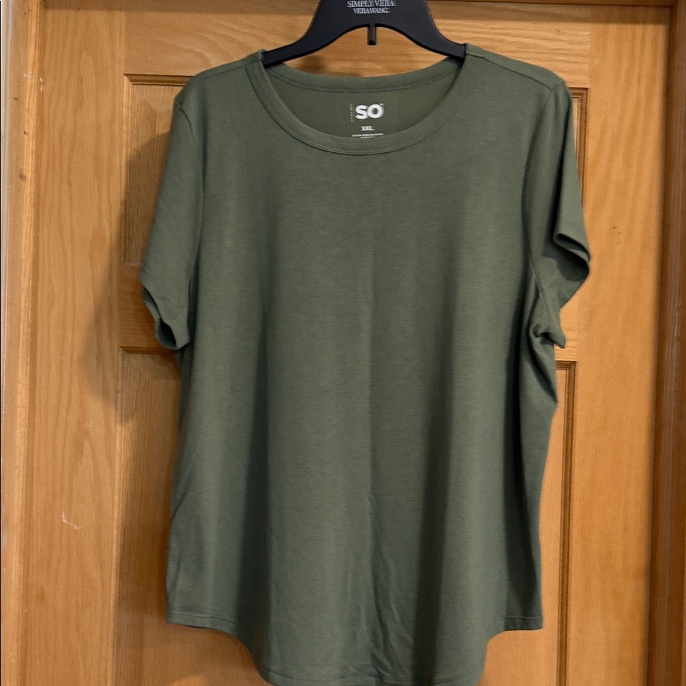 SO Olive Green Short Sleeve Crewneck Tee